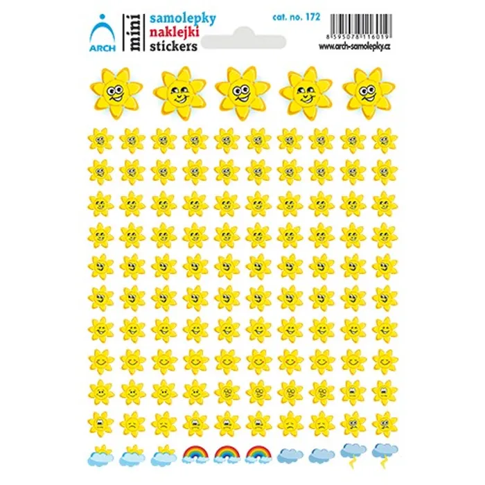 Hlavný obrázok produktu Samolepky "Sluníčka"