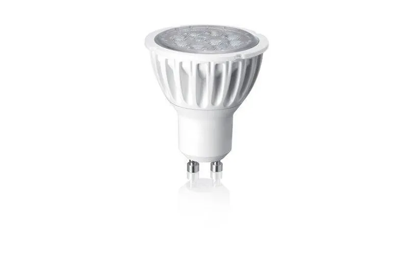 Hlavný obrázok produktu Samsung PAR16 GU10 2700K 230V 3.3W. Barva: stříbrná, bílá, Světlá barva: Teplá bílá. Třída