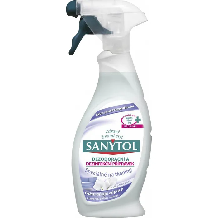 Hlavný obrázok produktu Sanytol Dezodorační a dezinfekční přípravek speciálně na tkaniny rozprašovač 500 ml