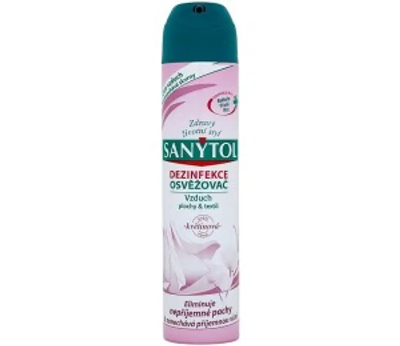 Hlavný obrázok produktu Sanytol Květinová vůně desinfekční osvěžovač vzduchu na plochy a textil 300 ml