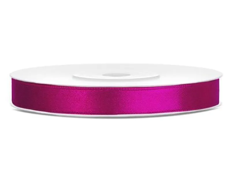 Hlavný obrázok produktu Saténová stuha, fuchsiová, 6 mm x 25 m