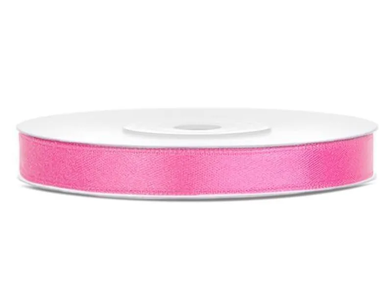 Hlavný obrázok produktu Saténová stuha, růžová, 6 mm x 25 m