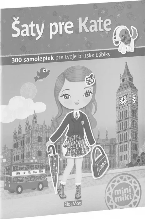 Hlavný obrázok produktu Šaty pre KATE – Kniha samolepiek