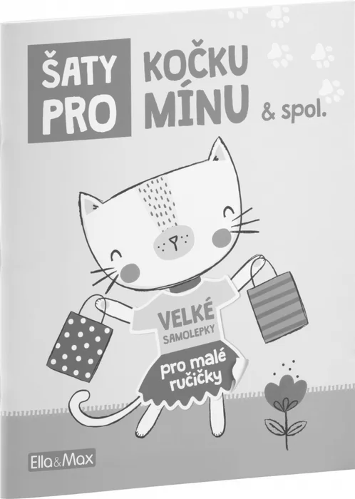 Hlavný obrázok produktu Šaty pro KOČKU MÍNU – Kniha samolepek
