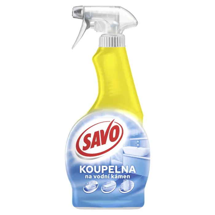Hlavný obrázok produktu Savo Koupelna na vodní kámen čisticí sprej 500 ml rozprašovač