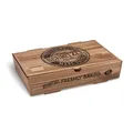 Schnitzel box (mikrovlnitá lepenka) kraft s potlačou 280 x 170 x 60 mm [100 ks]