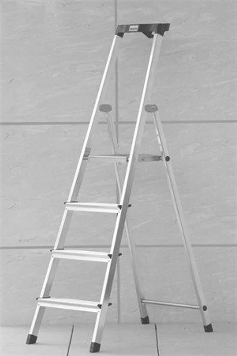Hlavný obrázok produktu Schůdky, 4 schody, hliníkové, KRAUSE "Safety"