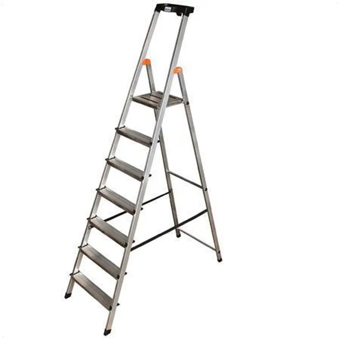 Hlavný obrázok produktu Schůdky, 7 schodů, hliníkové, KRAUSE "Safety"