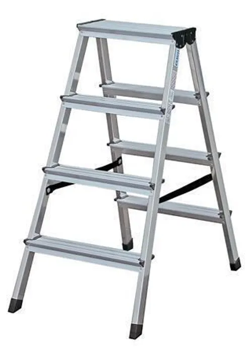 Hlavný obrázok produktu Schůdky "Dopplo", 2x5 schůdků, s platformou, skládací, hliník, KRAUSE