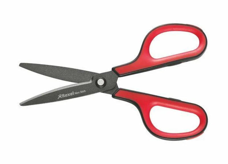 Hlavný obrázok produktu Scissors, non-stick, REXEL "X3", red-black