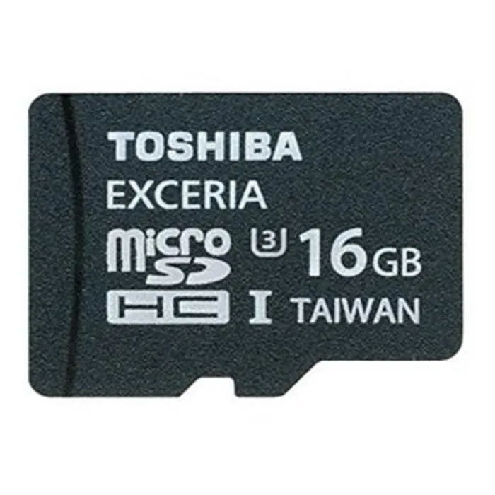 Hlavný obrázok produktu SecureDigital SDHC "Exceria" 16GB mikro paměťová karta, UHS 3, s adaptérem, TOSHIBA