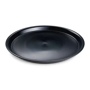 Servírovací podnos (PS) Gastro okrúhly čierny priemer 37 x 3 cm [1 ks]