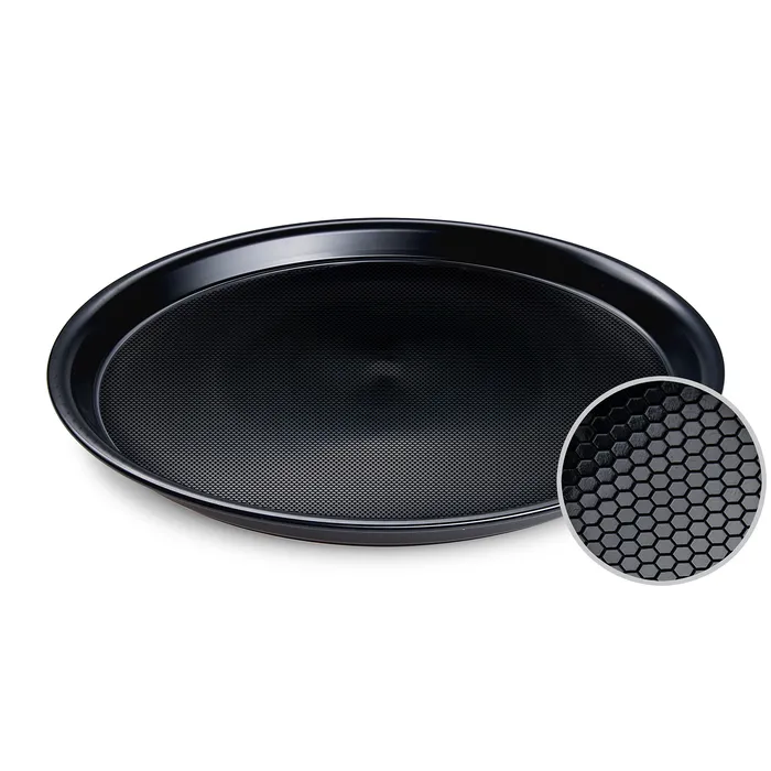 Hlavný obrázok produktu Servírovací podnos (PS) Gastro kulatý černý průměr 37 x 3 cm [1 ks]