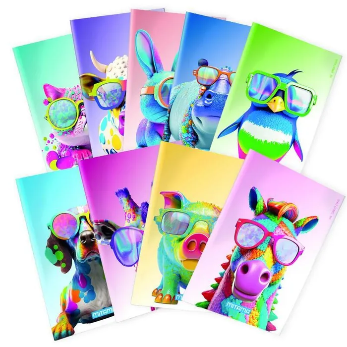 Hlavný obrázok produktu Sešit "Animal", A4, linkovaný s okraji, 40+2 listů, kůň, MITAMA 62744-90116
