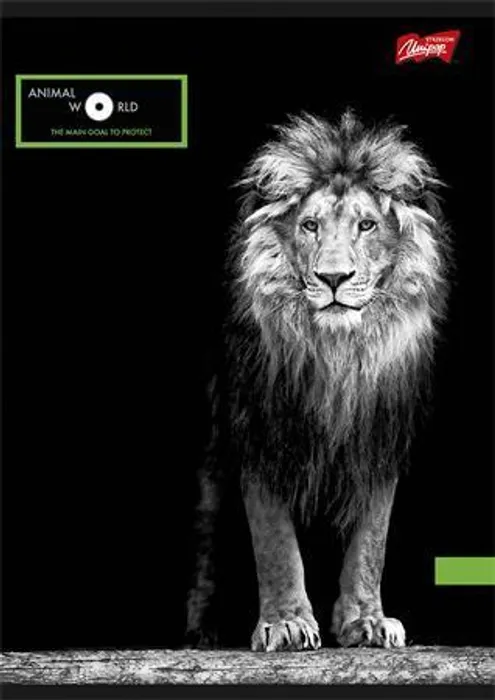 Hlavný obrázok produktu Sešit "Animal World", A4, linkovaný, 96 listů, UNIPAP