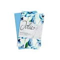 Ďalší obrázok produktu Zošit "Jolie", modrá/kvety, A6, linajkovaný, 32 listov, SIGEL
