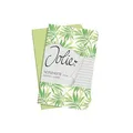 Ďalší obrázok produktu Zošit "Jolie", zelená/listy, A6, linajkovaný, 32 listov, SIGEL