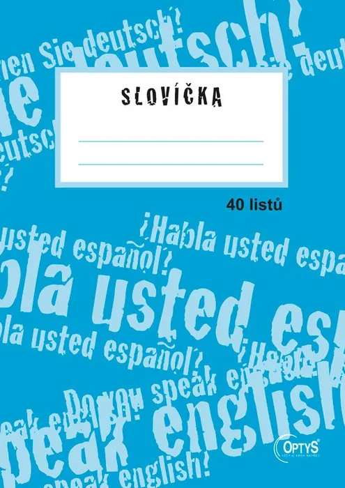 Hlavný obrázok produktu Sešit na slovíčka A5 40 listů