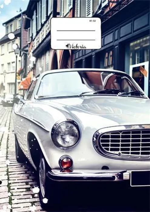 Hlavný obrázok produktu Sešit "Oldtimer",  A4, linkovaný, 32 listů, VICTORIA