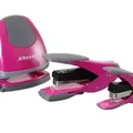 Ďalší obrázok produktu Spinkacia "EasyTouch 30 Half Strip", ružovo-sivá, 24/6, 30 listov, s plochým spinkaním, REX