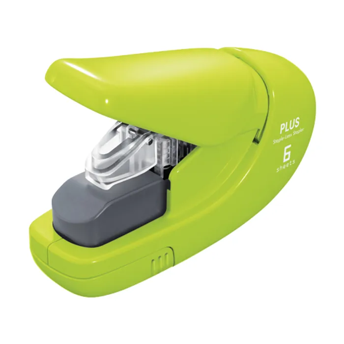 Hlavný obrázok produktu Sešívačka PLUS Clinch mini 106AB (na 6 listů) zelená - NEPOTŘEBUJE SPONKY
