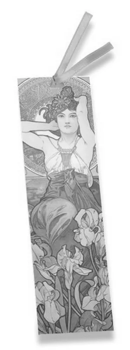 Hlavný obrázok produktu Set 2 záložek Art Nouveau Mucha 175 x 50 mm, mix motivů