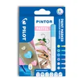Set dekoratívnych popisovačov Pintor F, pastelová, 6 farieb, 1 mm, PILOT