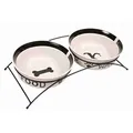 Ďalší obrázok produktu Set keramických misiek so stojanom 2 x 2,6 l/25 cm