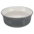 Ďalší obrázok produktu Set keramických misiek v kovovom stojane, 2 × 0.25 l/o 13 cm, petrolejová/sivá