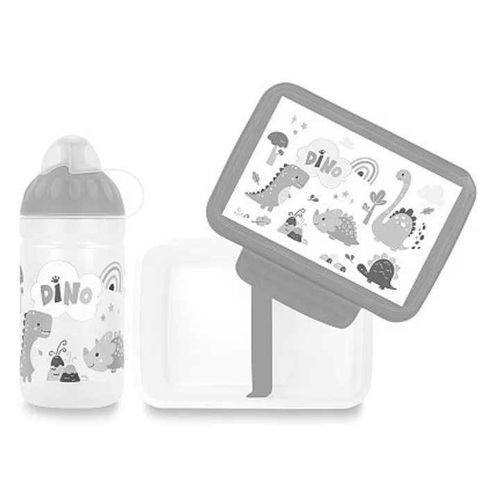 Hlavný obrázok produktu Set Zdravá lahev 0,5 l a Zdravá sváča - Dino