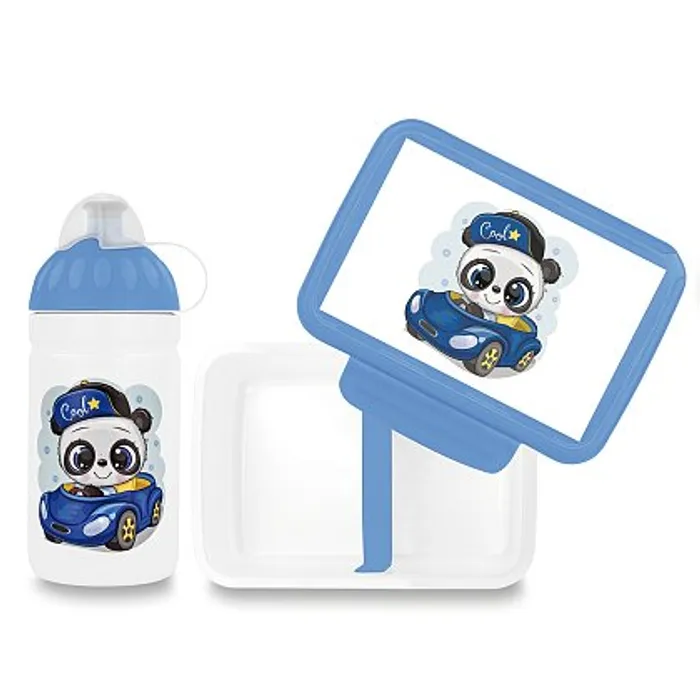 Hlavný obrázok produktu Set Zdravá lahev 0,5 l a Zdravá sváča - Panda driver