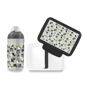 Sada Zdravá lahev 0,5 l a Zdravá sváča - pixel head