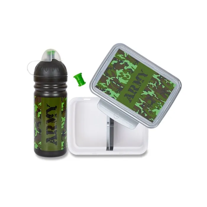 Hlavný obrázok produktu Set Zdravá lahev 0,7 l a Zdravá sváča Army
