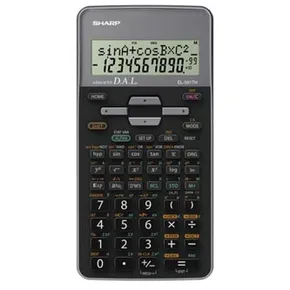 Sharp Kalkulačka EL-531THGY, čierna, školská