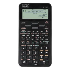 Sharp Kalkulačka EL-W531TL, čierna, vedecká, bodový displej, plastový kryt
