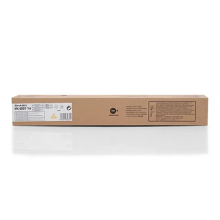 Hlavný obrázok produktu Sharp originální toner MX61GTYA, yellow, 24000str., Sharp MX-3050N/3060N/3070N/3550N/3560