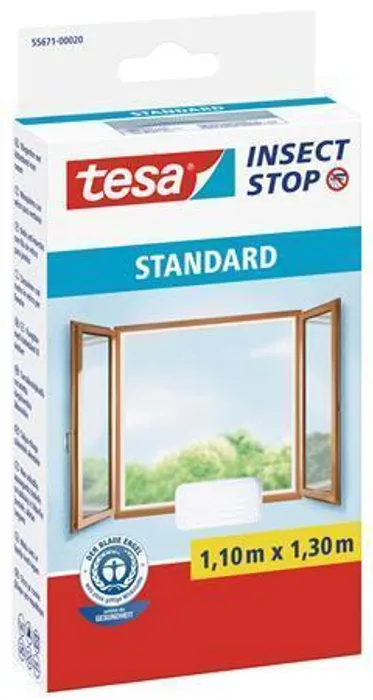 Hlavný obrázok produktu Síť proti hmyzu "55680", do oken, bílá, 1,1 x 1,3 m, na suchý zip, TESA