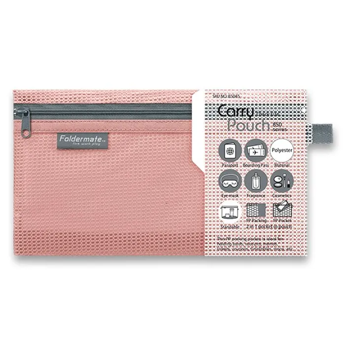 Hlavný obrázok produktu Síťovaná plastová obálka Foldermate Pop Gear DL, růžová