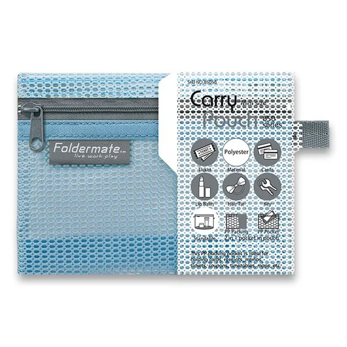 Hlavný obrázok produktu Síťovaná plastová obálka Foldermate Pop Gear Mini, modrá