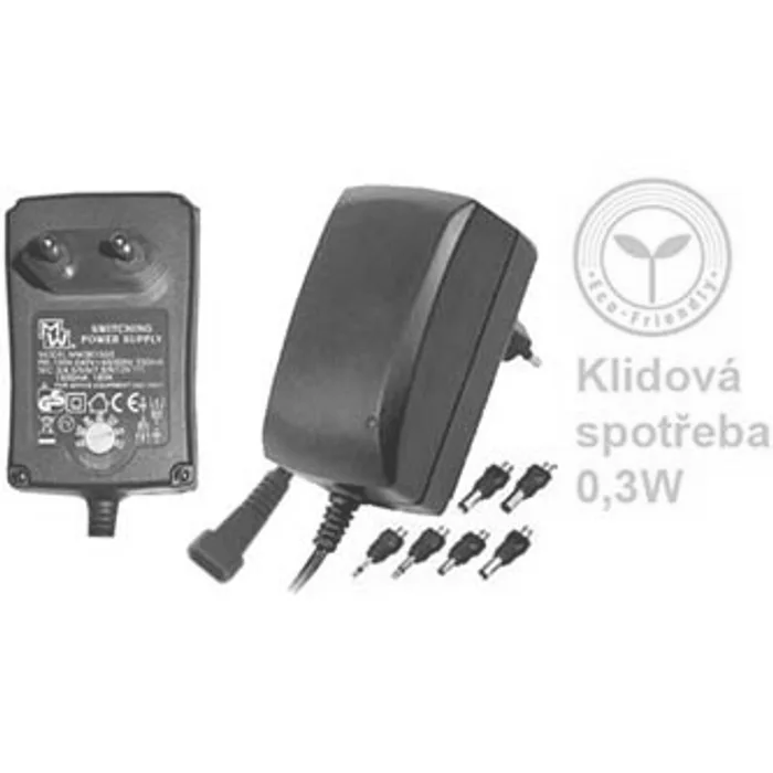 Hlavný obrázok produktu Síťový adaptér, 220V (el.síť), 3-12V, 2250mA, univerzální, spínaný