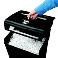 Skartovací stroj "Powershred® P-48C", čierny, krížový rez, 8 listov, FELLOWES