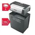 Skartovačka Momentum X406, 6 listov, konfety, REXEL
