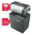 Skartovačka Momentum X406, 6 listov, konfety, REXEL