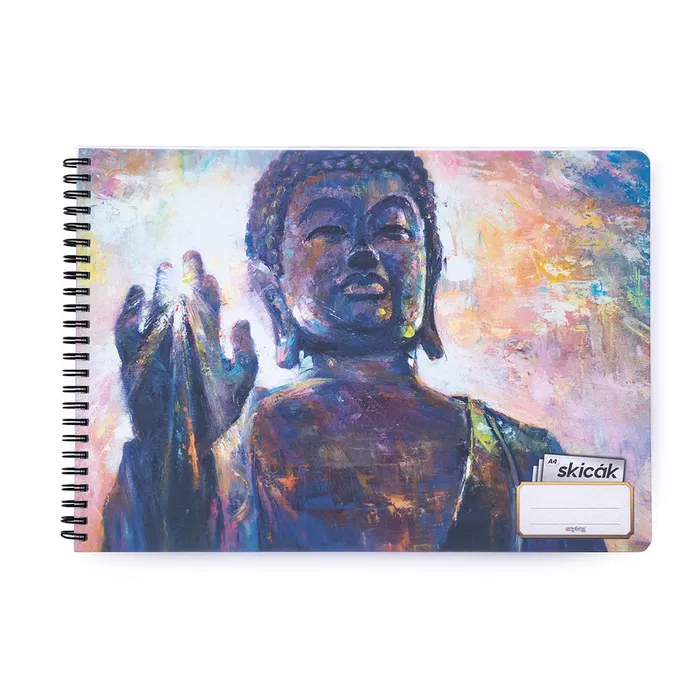 Hlavný obrázok produktu Skicák A4 tw,50 listů, 190g Budha
