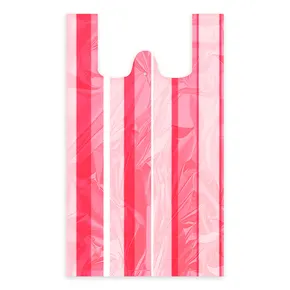 Taška (HDPE) pruhovaná 30+14 x 50 cm `10kg` [100 ks]