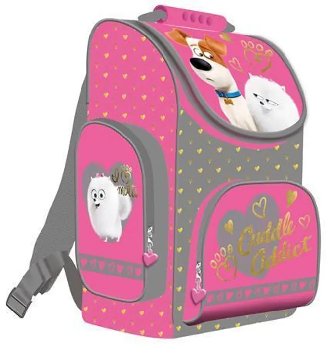 Hlavný obrázok produktu Školní batoh, aktovka "Secret Life of Pets", růžová, ergonomický, 16", UNIPAP