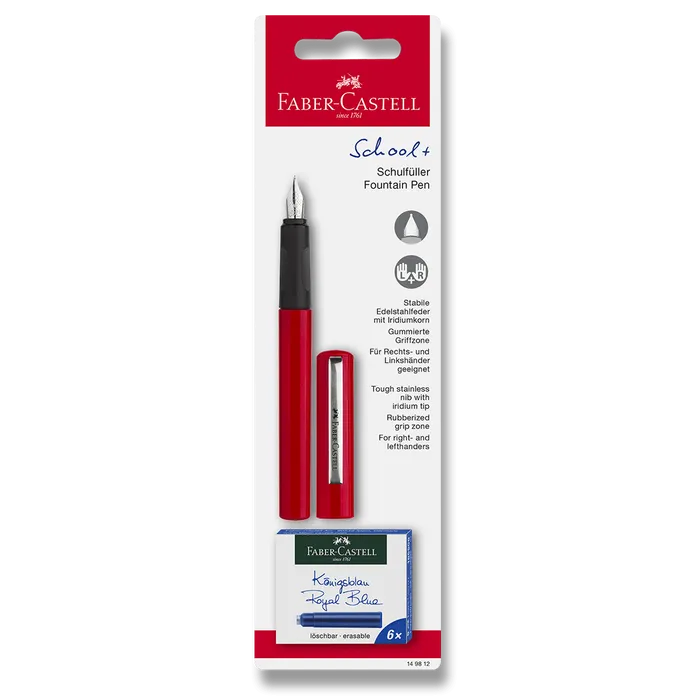 Hlavný obrázok produktu Školní bombičkové pero červená Faber Castell 149812