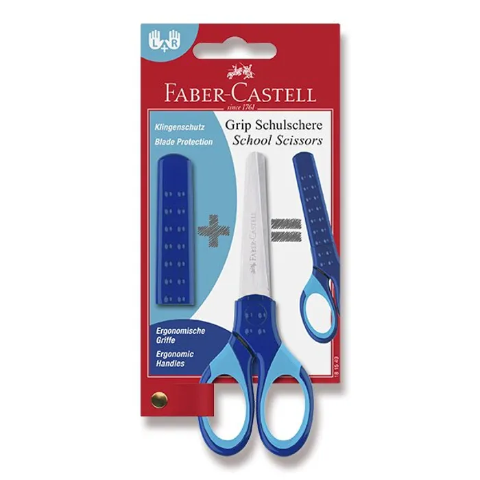 Hlavný obrázok produktu Školní nůžky Faber-Castell modré