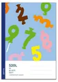 Školský zošit 520, čistý, s integrovaným matematickým leňochom, čísla