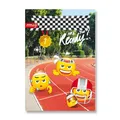 Školský zošit Emoji A4, linajkový, 40 listov, mix motívov